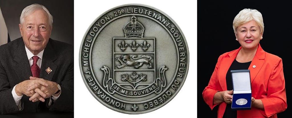 Médaille du lieutenant-gouverneur pour les aînés, médaille d'argent